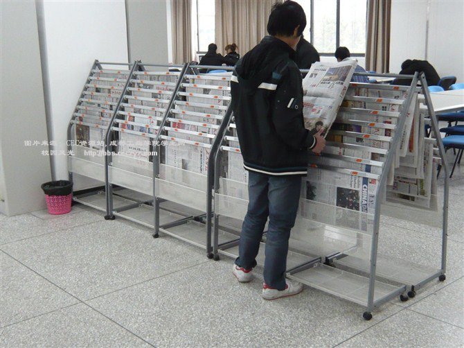 图书馆报刊区